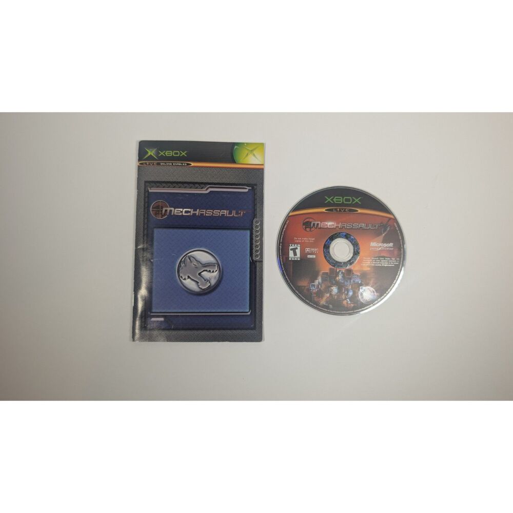 MechAssault (Microsoft Xbox, 2002) – Disc & Manual Only